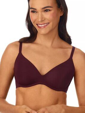 SO Smooth Convertable T-Shirt Bra SO84002 Windsor Wine NWT